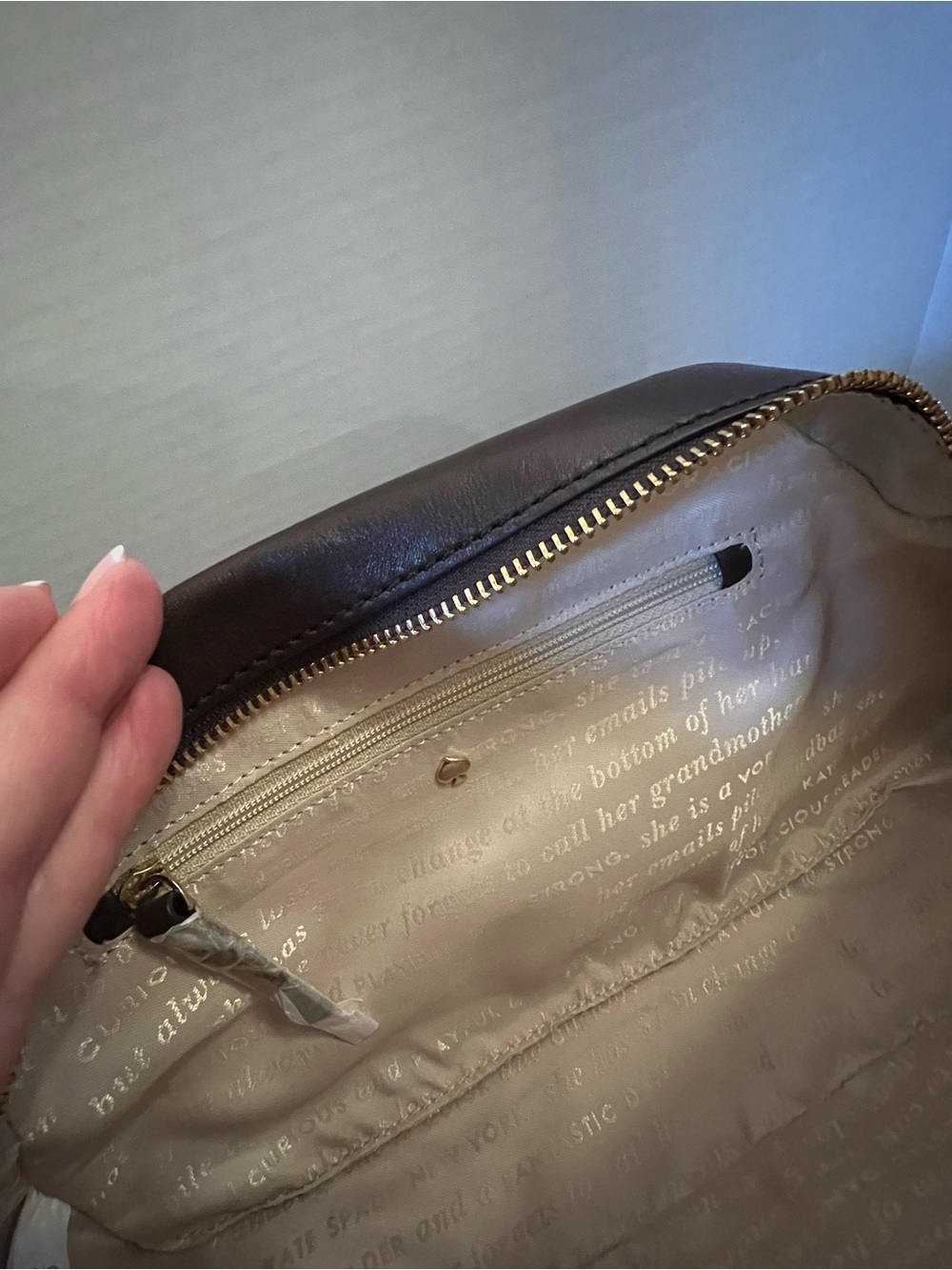Women’s Kate Spade Collectors Car-Shaped Leather Clutch - Teal Brown Cream - Picture 8 of 11